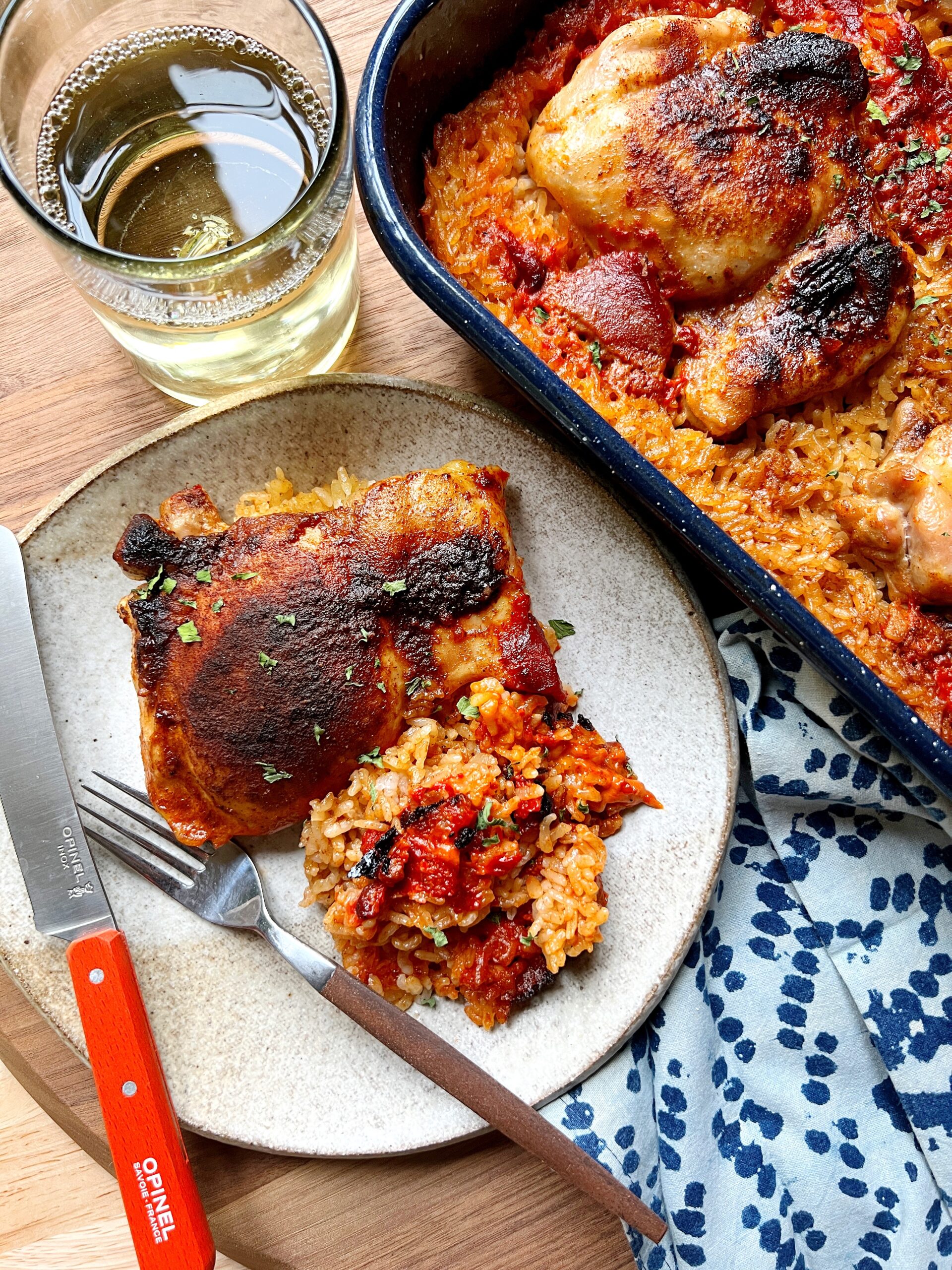 Creamy Paprika Chicken and Rice • Food for a Year